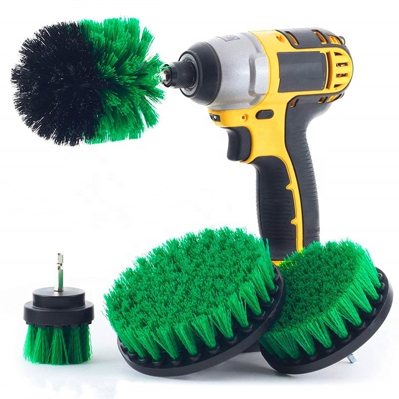 4 Pieces Wheel Cleaning Brush Car Cleaning Brush Drill Brush