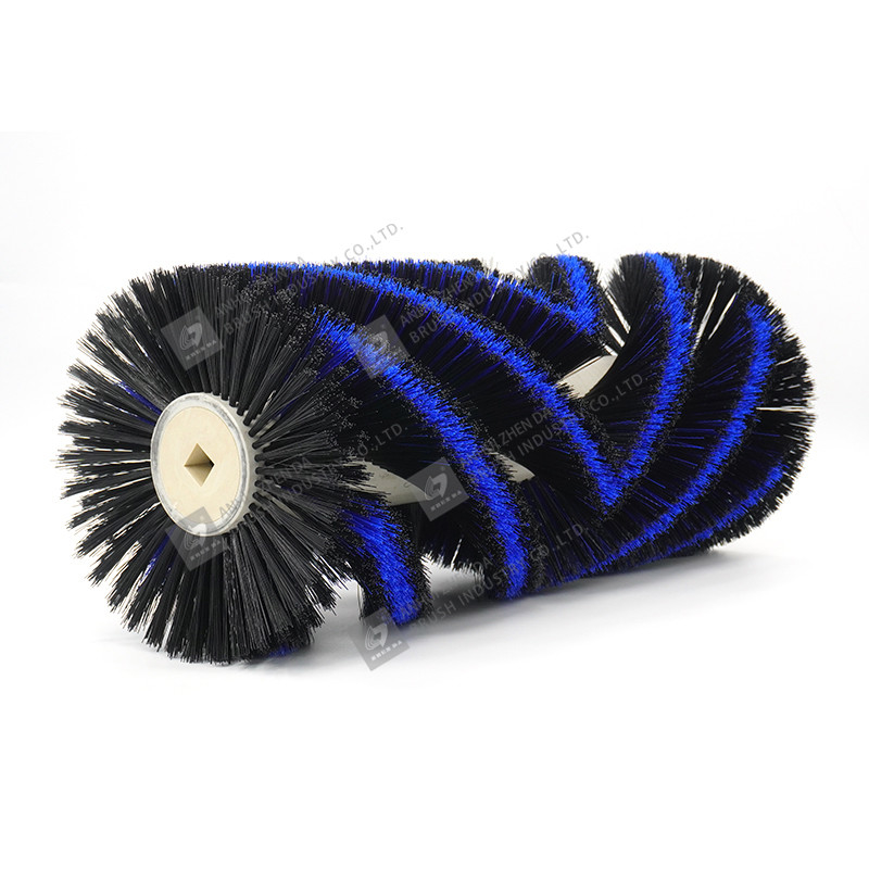 Black Blue Main Street Sweeper Brush For Indoor Or Outdoor Cleaning