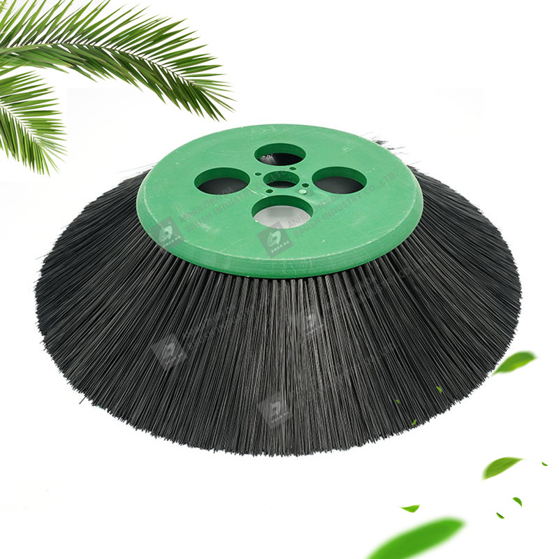 Plastic Road Side Cleaning Sweeper Brushes 400x700mm