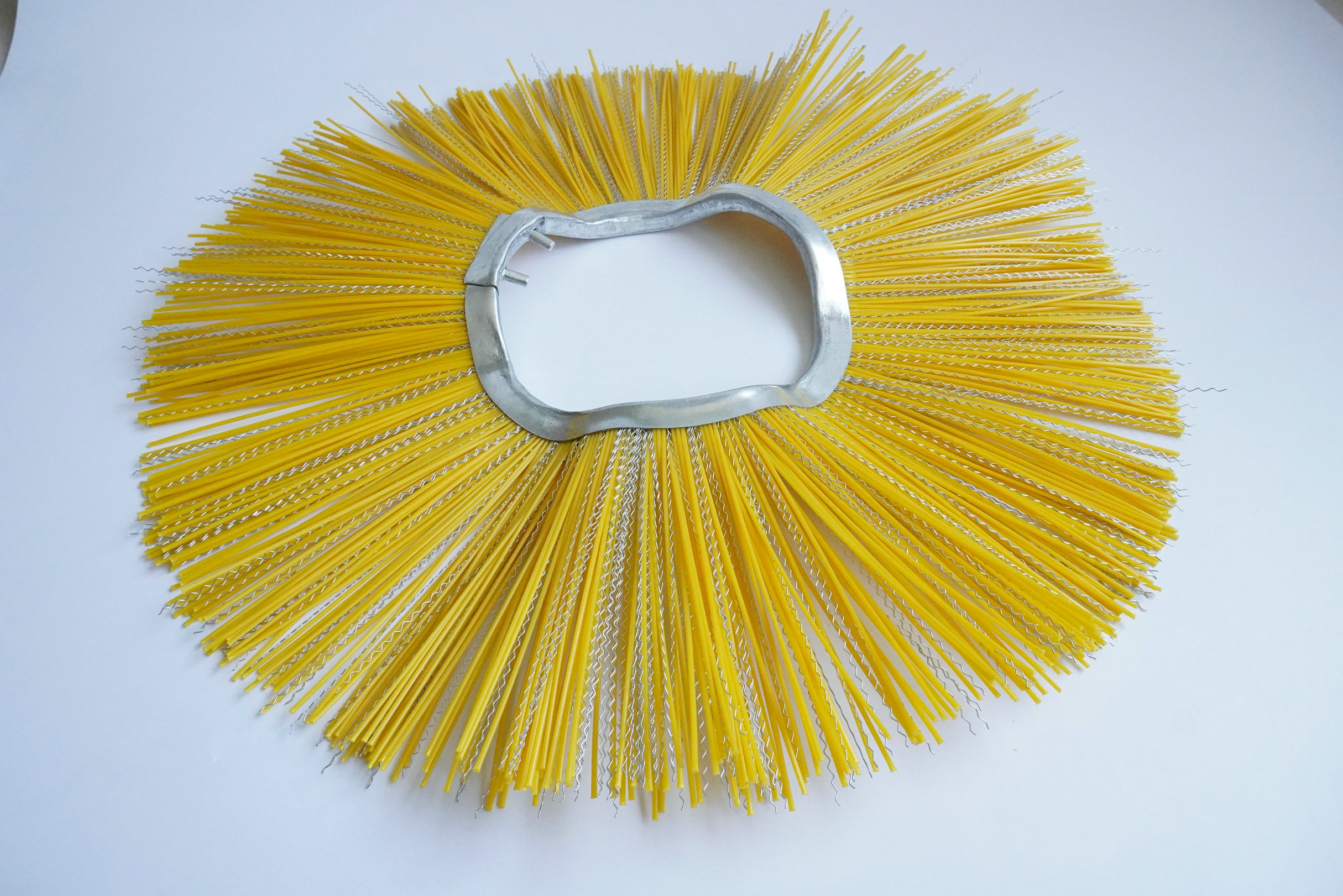 Iron Rings Street Sweeper Brush ISO9001 Road Wafer Brush